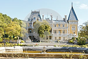Large terrace, pool and massandra palace