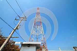 Large transmission tower