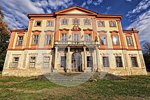 Large unused monumental building of the Libechov castle