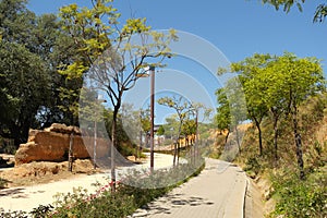 The large urban park in Spain