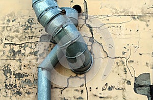 Large ventilation pipe