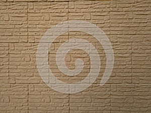 Large wall of small bricks painted texture