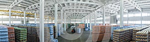 Large warehouse with drinks