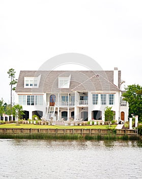 Large Waterfront Home