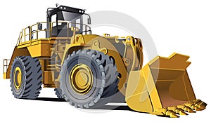 Large wheel loader