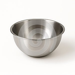 Large white ceramic serving platter isolated on white