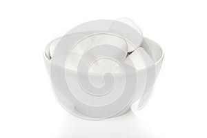 A large white marshmallow