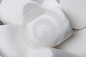 A large white marshmallow