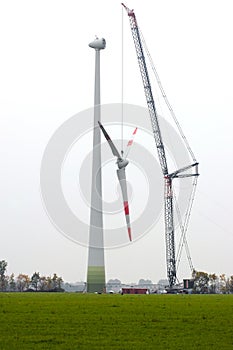 El gran viento turbina 