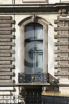 Large Window, Building Facade In Paris, France