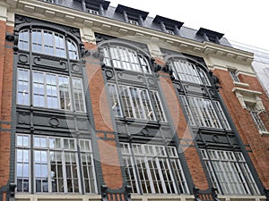 Large windows of Paris building