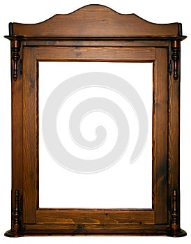 Large wooden frame photo
