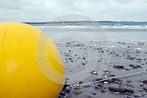 Large yellow buoy