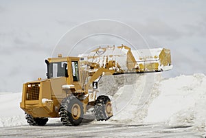 Large Yellow Snow Plow 3