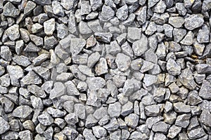 larger lumps of stone, gravel as the foundation of a wind turbine