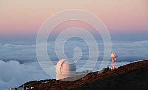 The largest astronomical observatory located in La Palma island photo