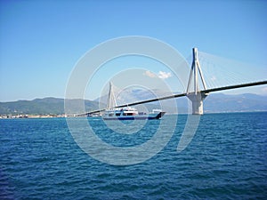 The largest bridge Rio-Antirio in Greece