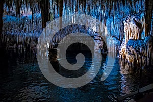 The largest lagoon in Drach Caves