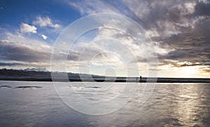 The largest lake in Tibet photo