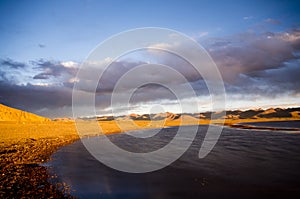 The largest lake in Tibet photo