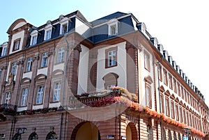 Largest and most important building in Heidelberg, Germany