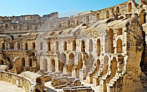 Largest  Roman colosseum in in North Africa