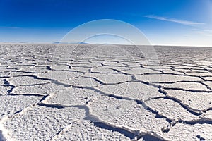 The largest salt flat in the world photo