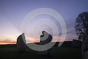 The largest stone circle in the world Avebury