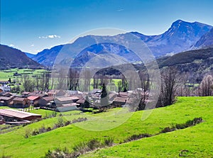 Lario village, MontaÃ±a de RiaÃ±o y Mampodre Regional Park, Leon province, Spain photo