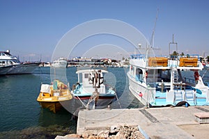 Larnaca Harbor Cyprus photo