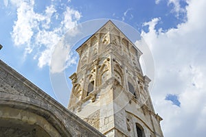 LARNAKA, CYPRUS - SEPTEMBER 14, 2018: Bell tower