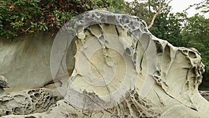 Larrabee Park Beach Rock Formations, Washington State