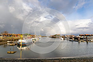 Larros Harbor in Arcachon Bay