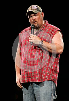 Larry the Cable Guy performs stand up