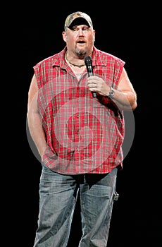 Larry the Cable Guy performs stand up