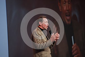Larry Ellison makes speech at Oracle OpenWorld