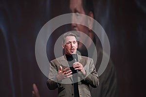 Larry Ellison makes speech at Oracle OpenWorld