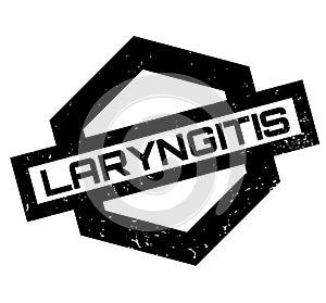 Laryngitis rubber stamp