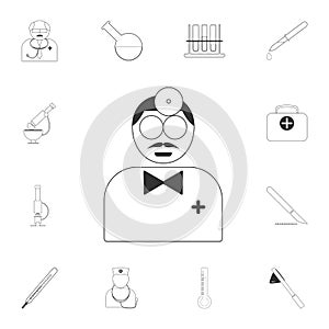 Laryngology icon. Simple element illustration. Laryngology symbol design from Medical collection set. Can be used for web and mobi