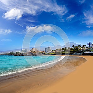 Las Americas Beach Adeje coast Beach in Tenerife photo