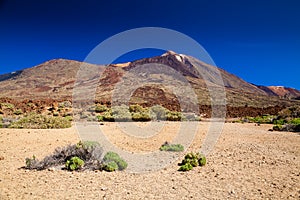 Las Canadas National park with mount Teide