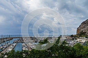 Las casetas del Garraf in Sitges, Barcelona, Catalonia.