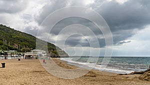 Las casetas del Garraf in Sitges, Barcelona, Catalonia