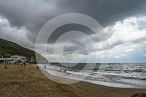 Las casetas del Garraf in Sitges, Barcelona, Catalonia