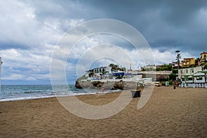 Las casetas del Garraf in Sitges, Barcelona, Catalonia