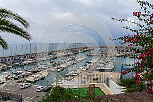 Las casetas del Garraf in Sitges, Barcelona, Catalonia