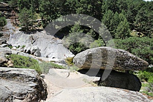 Las Chorreras on Tormes River in Hoyos del Espino, Avila, Spain