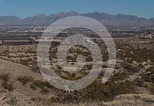 Las Curces, Mesilla Valley in southwest New Mexico.