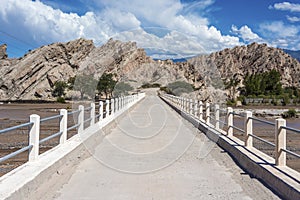 Las Flechas Gorge in Salta, Argentina. photo