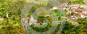 Las Lajas Sanctuary Panorama